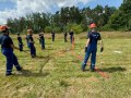 Die Jugendfeuerwehr bei einem Wettkampf-Spiel